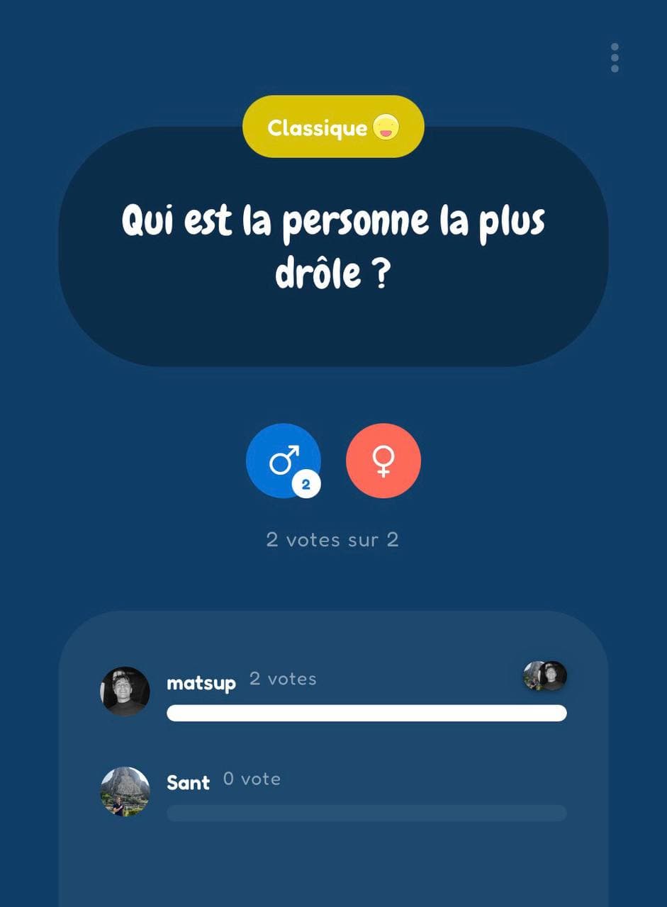 Woozit — gameplay questions et votes